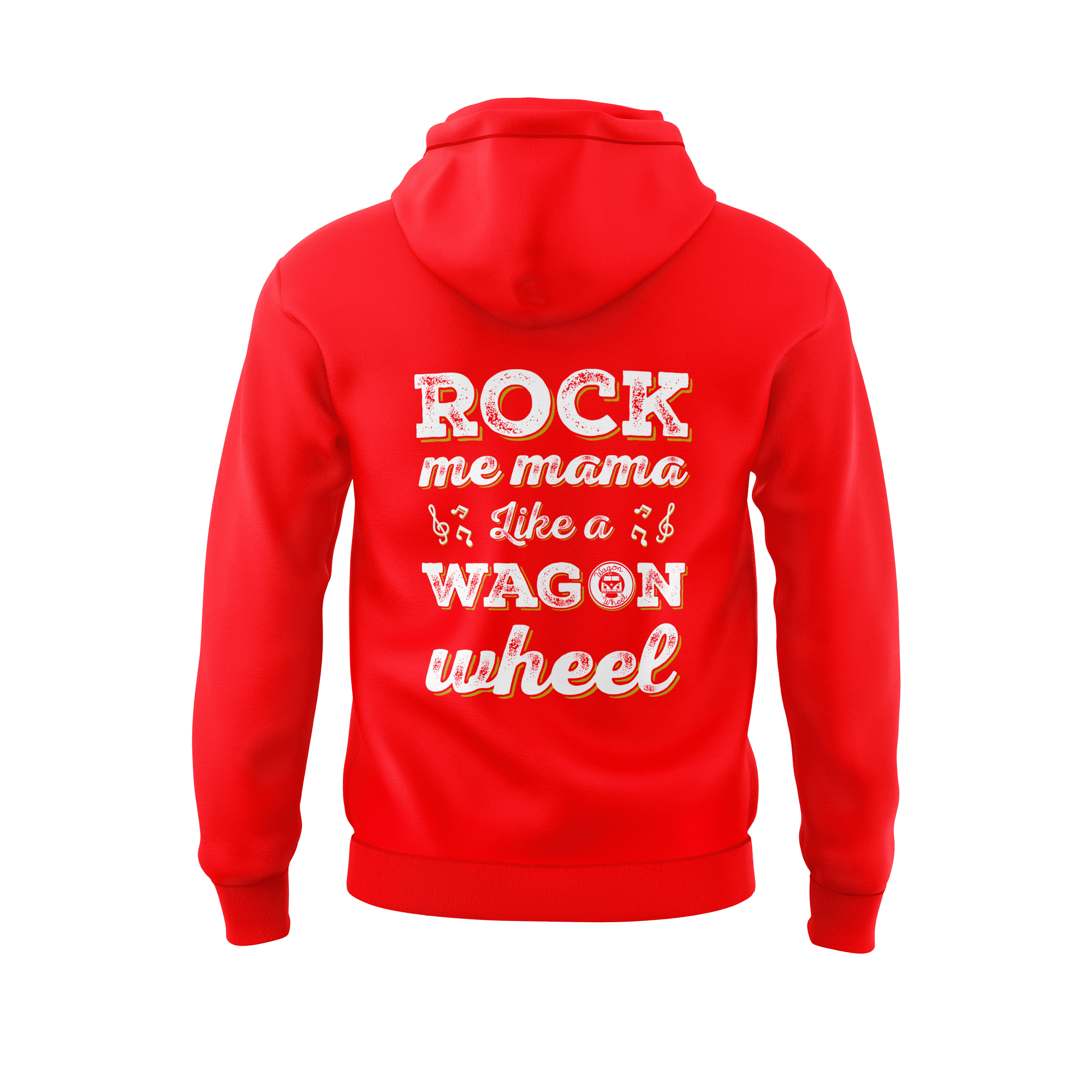 WAGON WHEEL HOODIE - RED