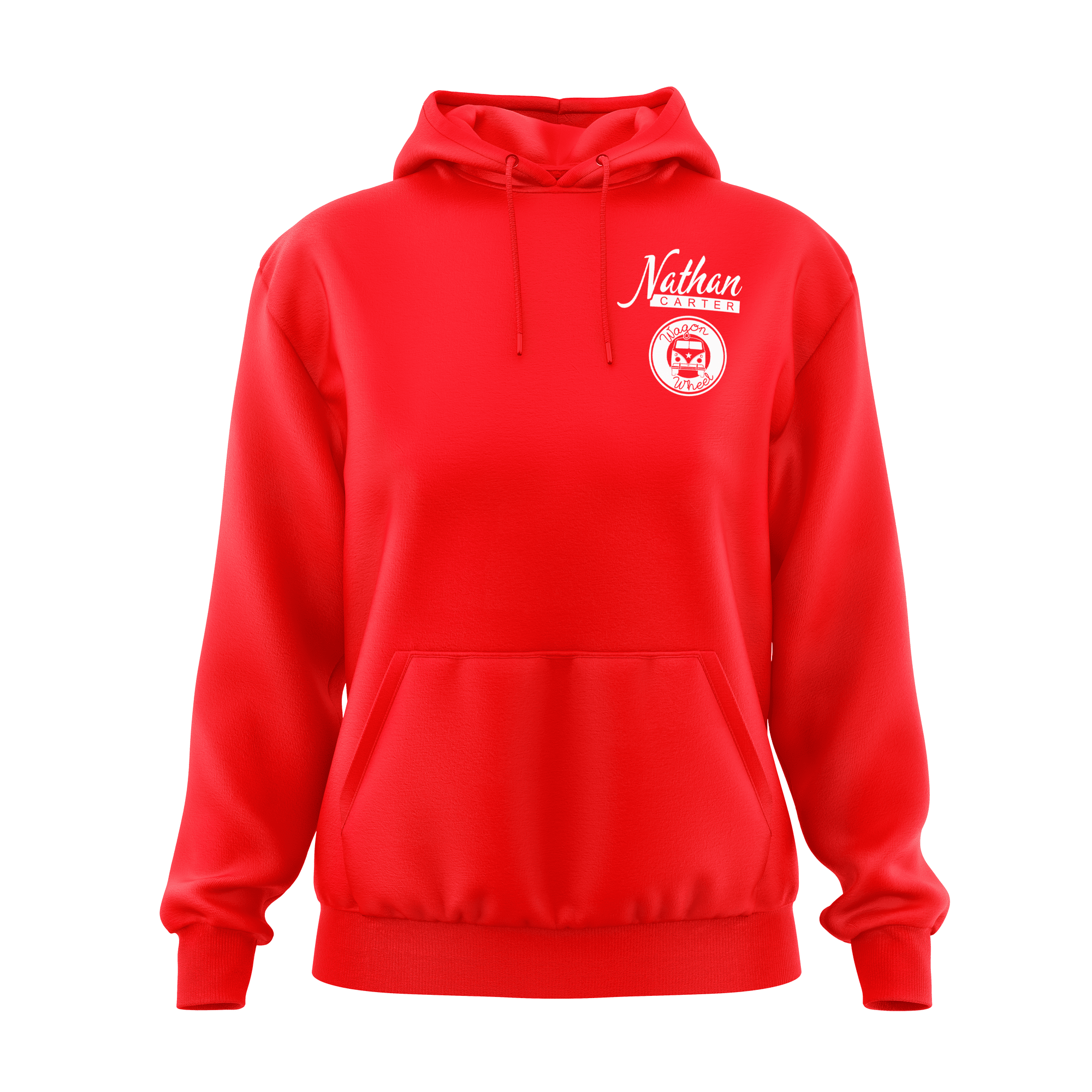 WAGON WHEEL HOODIE - RED