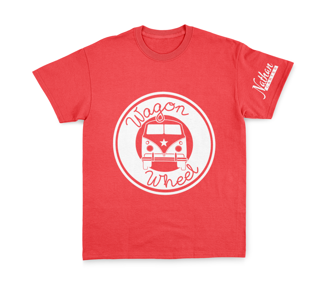 WAGON WHEEL T-SHIRT - RED